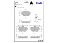 комплект спирачно феродо, дискови спирачки