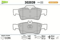 Bremsbelagsatz, Scheibenbremse