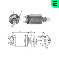 Solenoid, electromotor ERA, Cod: ZM686