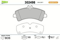 Bremsbelagsatz, Scheibenbremse