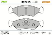 Bremsbelagsatz, Scheibenbremse