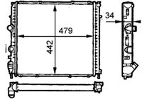Thumbnail - Radiateur - CR465000S - MAHLE