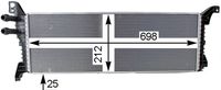 Thumbnail - Lage temperatuurkoeler, intercooler - CIR9000P - MAHLE