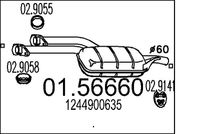 Mittelschalldämpfer