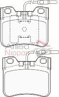 Комплект спирачно феродо, дискови спирачки CBP1516 COMLINE