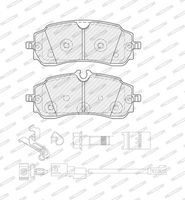 Bremsbelagsatz, Scheibenbremse