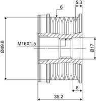 Ελεύθερη περιστροφή γεννήτριας VALEO NEW SPARE PART