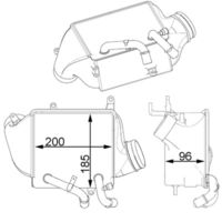 Thumbnail - Intercooler, inlaatluchtkoeler - CI156000P - MAHLE