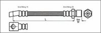 Conducta / cablu frana METZGER AUTOTEILE, Cod: 4113211