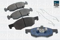 комплект спирачно феродо, дискови спирачки