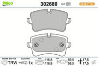 Bremsbelagsatz, Scheibenbremse
