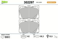 Bremsbelagsatz, Scheibenbremse