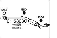 Mittelschalldämpfer