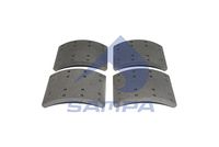 Set garnituri de frictiune, frana tambur SAMPA, Cod: 096.641C