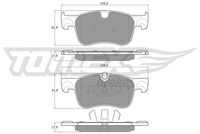 Bremsbelagsatz, Scheibenbremse