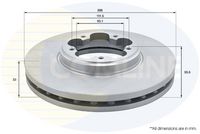 Disc frana COMLINE, Cod: ADC1250V