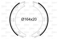 Bremsbackensatz, Feststellbremse