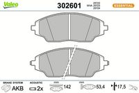 Bremsbelagsatz, Scheibenbremse
