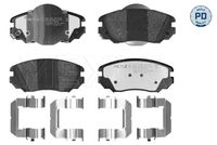 комплект спирачно феродо, дискови спирачки