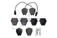 комплект спирачно феродо, дискови спирачки