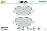 Bremsbelagsatz, Scheibenbremse