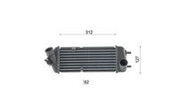 Thumbnail - Intercooler, inlaatluchtkoeler - CI693000S - MAHLE