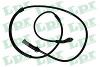 предупредителен контактен сензор, износване на накладките