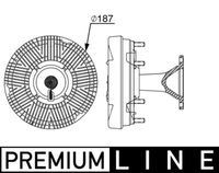 Thumbnail - Koppeling, radiateurventilator - CFC248000P - MAHLE