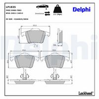 Bremsbelagsatz, Scheibenbremse