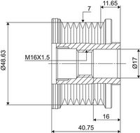 Ελεύθερη περιστροφή γεννήτριας  VALEO NEW SPARE PART