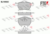 комплект спирачно феродо, дискови спирачки