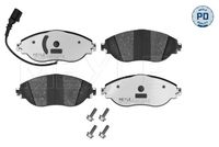 комплект спирачно феродо, дискови спирачки
