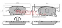 комплект спирачно феродо, дискови спирачки