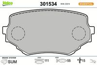 Bremsbelagsatz, Scheibenbremse