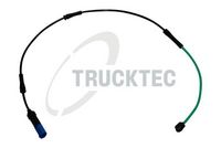 предупредителен контактен сензор, износване на накладките