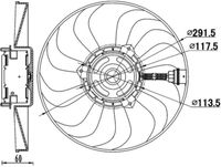 Thumbnail - Koelventilatorwiel - CFF167000S - MAHLE