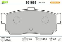 Bremsbelagsatz, Scheibenbremse