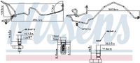 Conducta inalta presiune,aer conditionat NISSENS, Cod: 845553