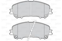 Bremsbelagsatz, Scheibenbremse