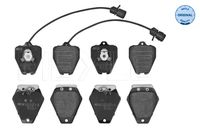 комплект спирачно феродо, дискови спирачки