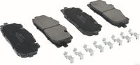 комплект спирачно феродо, дискови спирачки