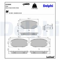 комплект спирачно феродо, дискови спирачки