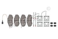 комплект спирачно феродо, дискови спирачки