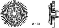 Thumbnail - Koppeling, radiateurventilator - CFC61000P - MAHLE