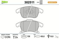 Bremsbelagsatz, Scheibenbremse