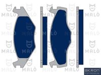 Комплект спирачно феродо, дискови спирачки 1050013 AKRON-MALÒ