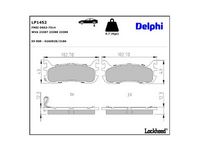 комплект спирачно феродо, дискови спирачки