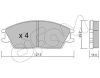 Set placute frana,frana disc CIFAM, Cod: 822-081-0