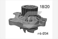 Pompă de apă, răcire motor HUTCHINSON, Cod: WP148