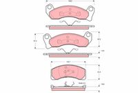 Bremsbelagsatz, Scheibenbremse